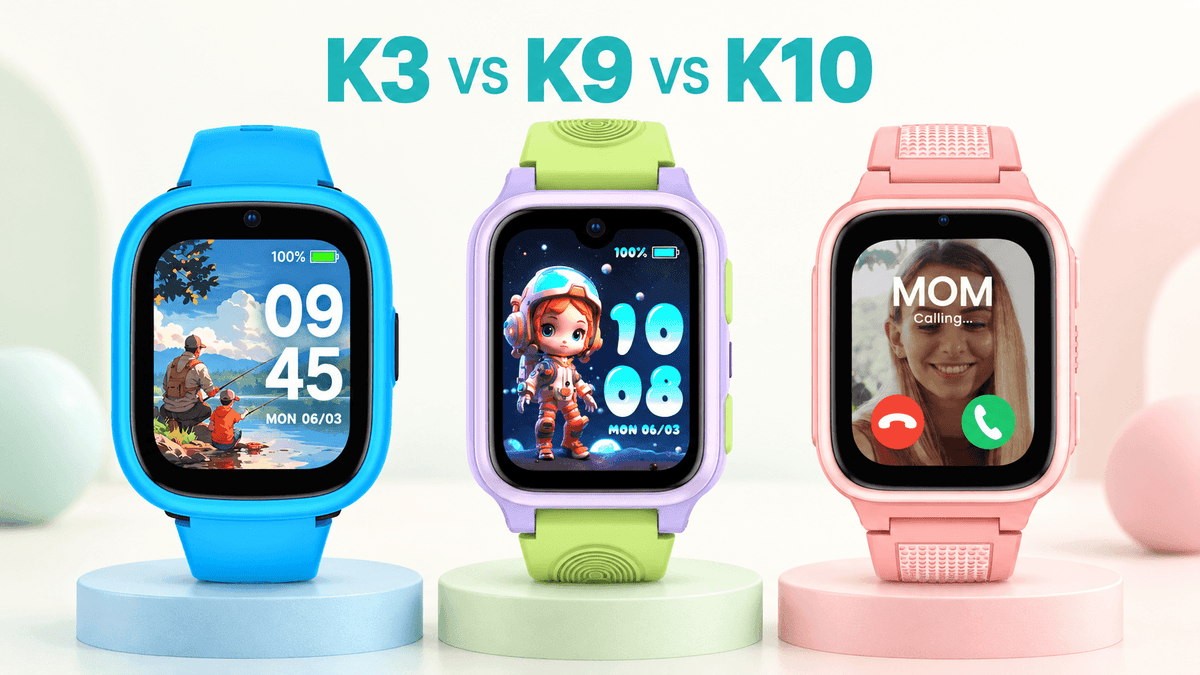 LAGENIO K3 vs K9 vs K10: Which Kids Smartwatch Should You Choose?